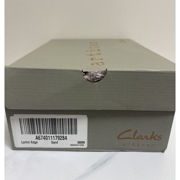 Clarks Artisan Womens Leather Platform Loafers Tan Sporty Comfort Size 8 - Picture 10 of 11